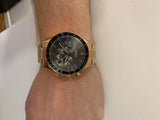 Hugo Boss Trophy Grey Dial Rose Gold Steel Strap Watch for Men - 1513632