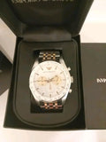 Emporio Armani Sportivo Chronograph Silver Dial Two Tone Steel Strap Watch For Men - AR5999