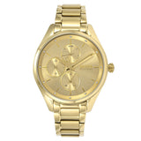 Hugo Boss Grand Course Gold Dial Gold Steel Strap Watch for Women - 1502584