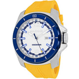 Tommy Hilfiger Windsurf White Dial Yellow Rubber Strap Watch for Men - 1791115