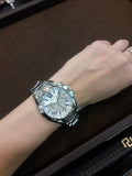 Michael Kors Bradshaw Quartz Silver Dial Silver Steel Strap Watch For Women - MK6320