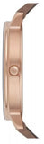 Emporio Armani Classic Analog Silver Dial Brown Leather Strap Watch For Women - AR8040