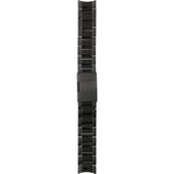 Fossil The Commuter Brown Dial Black Steel Strap Watch for Men - FS5277