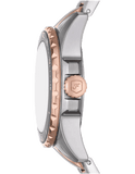 Fossil Blue Dive Three Hand Gray Dial Two Tone Steel Strap Watch For Women - ES5348