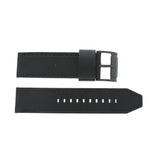 Fossil Nate Chronograph Black Dial Black Leather Strap Watch for Men - JR1354