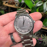 Tissot Luxury Powermatic 80 Grey Dial Silver Steel Strap Watch for Men - T086.407.11.061.00