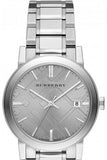 Burberry The City Silver Dial Silver Steel Strap Watch for Women - BU9035