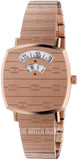 Gucci Grip Quartz Rose Gold Dial Rose Gold Steel Strap Watch For Women - YA157505