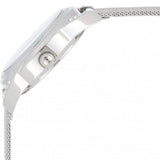 Guess Whisper Silver Dial Silver Mesh Bracelet Watch for Women - W1084L1