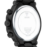 Guess Edge Chronograph Black Dial Black Steel Strap Watch For Men - GW0539G3