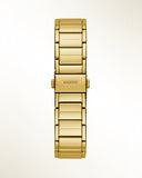 Guess Fusion Chronograph Gold Dial Gold Steel Strap Watch for Women - GW0552L2
