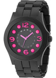 Marc Jacobs Pelly Black Dial Black Silicone Strap Watch for Women - MBM2517