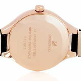 Swarovski Lovely Crystals Analog Black Dial Black Leather Strap Watch for Women - 5301877