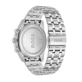 Hugo Boss Skytraveller Chronograph Blue Dial Silver Steel Strap Watch for Men - 1514216