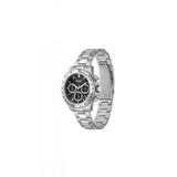 Hugo Boss Novia Black Dial Silver Steel Strap Watch for Women - 1502614