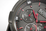 Hugo Boss Supernova Grey Dial Grey Steel Strap Watch for Men - 1513361