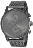 Hugo Boss Navigator Grey Dial Grey Mesh Bracelet Watch for Men - 1513674