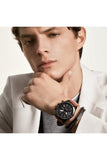 Hugo Boss Pilot Black Dial Brown Leather Strap Watch for Men - 1513851