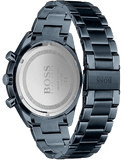 Hugo Boss Santiago Grey Dial Blue Steel Strap Watch for Men - 1513865