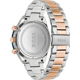 Hugo Boss Santiago Blue Dial Two Tone Steel Strap Watch for Men - 1513937