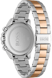 Hugo Boss Novia Brown Dial Two Tone Steel Strap Watch for Women - 1502617