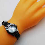 Marc Jacobs Blade Black Dial Black Leather Strap Watch for Women - MBM1082