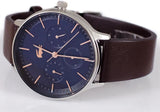 Lacoste Club Blue Dial Brown Leather Strap Watch for Men - 2011227