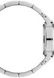Daniel Wellington Iconic Link Black Dial Silver Steel Strap Watch For Women - DW00100206