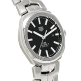 Tag Heuer Link Quartz Black Dial Silver Steel Strap Watch for Women - WBC2110.BA0603