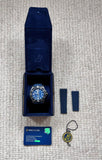 Breitling Superocean Automatic 46mm Blue Dial Blue Rubber Strap Watch for Men - M17368D71C1S1