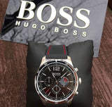 Hugo Boss Professional Black Dial Black Silicone Strap Watch for Men - 1513525