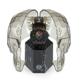 Philipp Plein The Skull Black Dial Black Silicone Strap Watch for Men - PWAAA0621