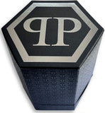 Philipp Plein The Skull Grey Dial Grey Stainless Steel Strap Watch For Men- PWAAA2324