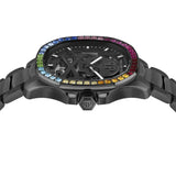 Philipp Plein High-Conic Automatic Black Dial Black Stainless Steel Strap Watch For Men - PWRAA0823