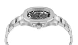 Philipp Plein High-Conic Automatic Silver Dial Silver Stainless Steel Strap Watch For Men - PWRAA0223