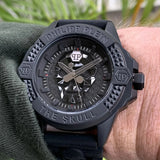 Philipp Plein The Skull Black Dial Black Silicone Strap Watch for Men - PWAAA0721