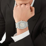 Philipp Plein The Skeleton White Dial White Silicone Strap Watch for Men - PWVBA0123