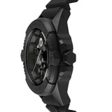 Philipp Plein The Skull Black Dial Black Silicone Strap Watch for Men - PWAAA0721