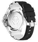 Philipp Plein The Skull Black Dial Black Silicone Strap Watch for Men - PWAAA0121