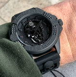 Philipp Plein The Skull Black Dial Black Silicone Strap Watch for Men - PWAAA0721