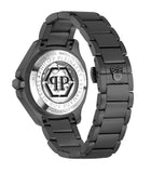 Philipp Plein High-Conic Automatic Black Dial Black Stainless Steel Strap Watch For Men- PWRAA0423