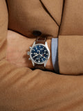 IWC Pilot’s Watch Chronograph Edition “Le Petit Prince” Blue Dial Brown Leather Strap Watch for Men - IW377714