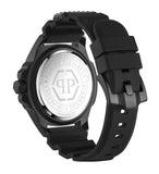 Philipp Plein The Skull Black Dial Black Silicone Strap Watch for Men - PWAAA0721