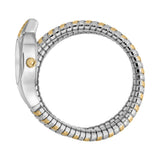 Just Cavalli Vita Analog White Dial Two Tone Steel Strap Watch for Women - JC1L355M0055