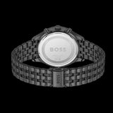 Hugo Boss Avery Chronograph Black Dial Black Steel Strap Watch for Men - 1514256