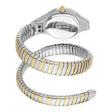 Just Cavalli Fiore Gold Dial Two Tone Steel Strap Watch for Women - JC1L354M0055