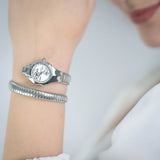 Just Cavalli Fiore Silver Dial Silver Steel Strap Watch for Women - JC1L354M0015