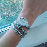 Just Cavalli After Party Silver Dial Silver Steel Strap Watch for Women - JC1L269M0015