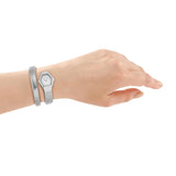 Just Cavalli Splora Silver Dial Silver Steel Strap Watch for Women - JC1L394M0015