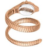 Just Cavalli Fiore Silver Dial Rose Gold Steel Strap Watch for Women - JC1L354M0045